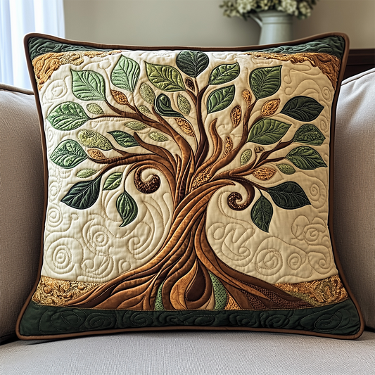 Tree Of Life Quilted Pillow Case GFTOAB2980