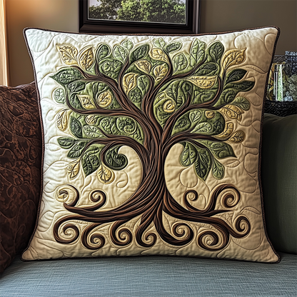 Tree Of Life Quilted Pillow Case GFTOAB2983