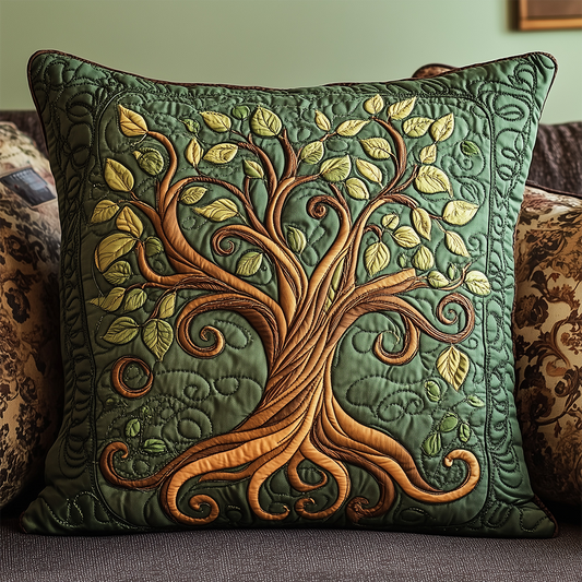 Tree Of Life Quilted Pillow Case GFTOAB2984