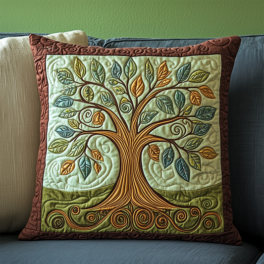 Tree Of Life Quilted Pillow Case GFTOAB2985