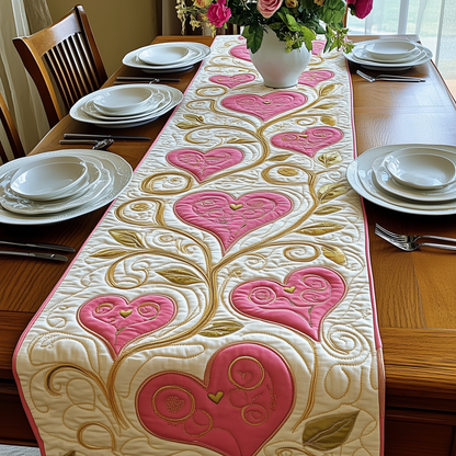Garden of Love Quilted Table Runner GFTOAB3076