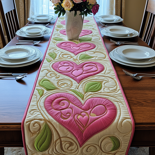 Garden of Love Quilted Table Runner GFTOAB3077