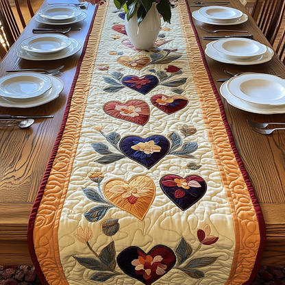 Garden of Love Quilted Table Runner GFTOAB3078