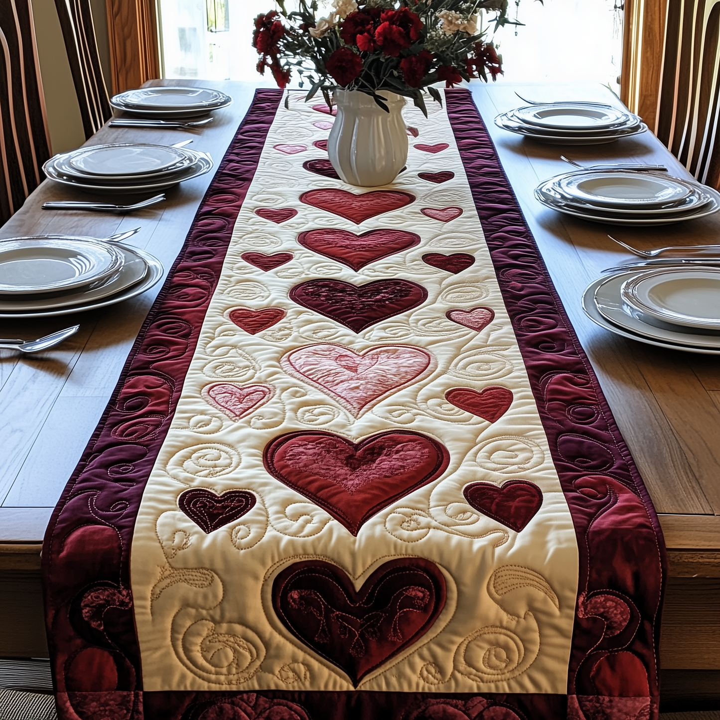 The Bloom of Us Quilted Table Runner GFTOAB3090