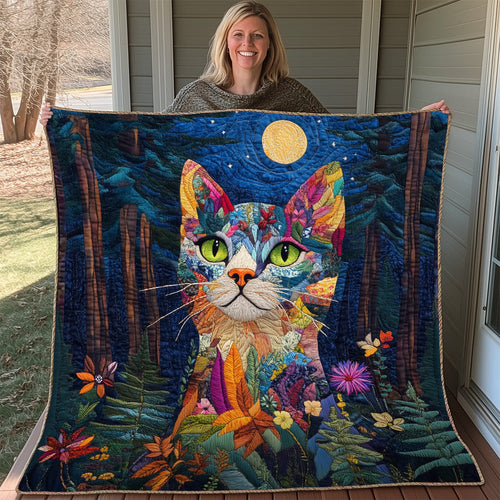 Forest Feline Quilted Blanket GFTOAB3148