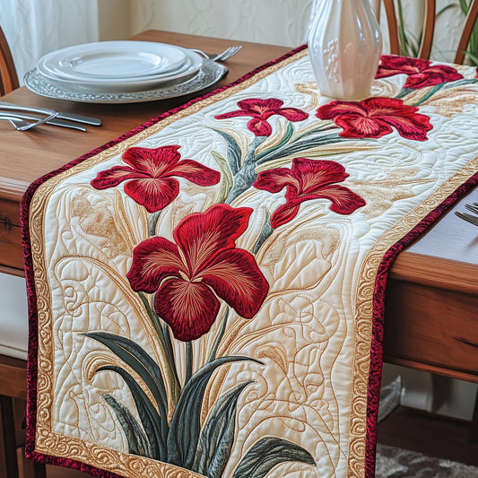 The Blooming Iris Quilted Table Runner GFTOAB3185