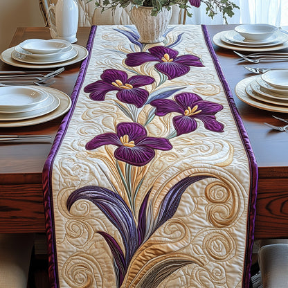 The Eternal Iris Quilted Table Runner GFTOAB3190