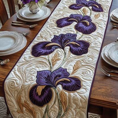 The Eternal Iris Quilted Table Runner GFTOAB3192