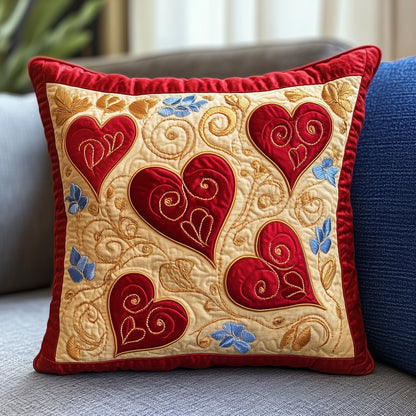 Love In Bloom Quilted Pillow Case GFTOAB3298
