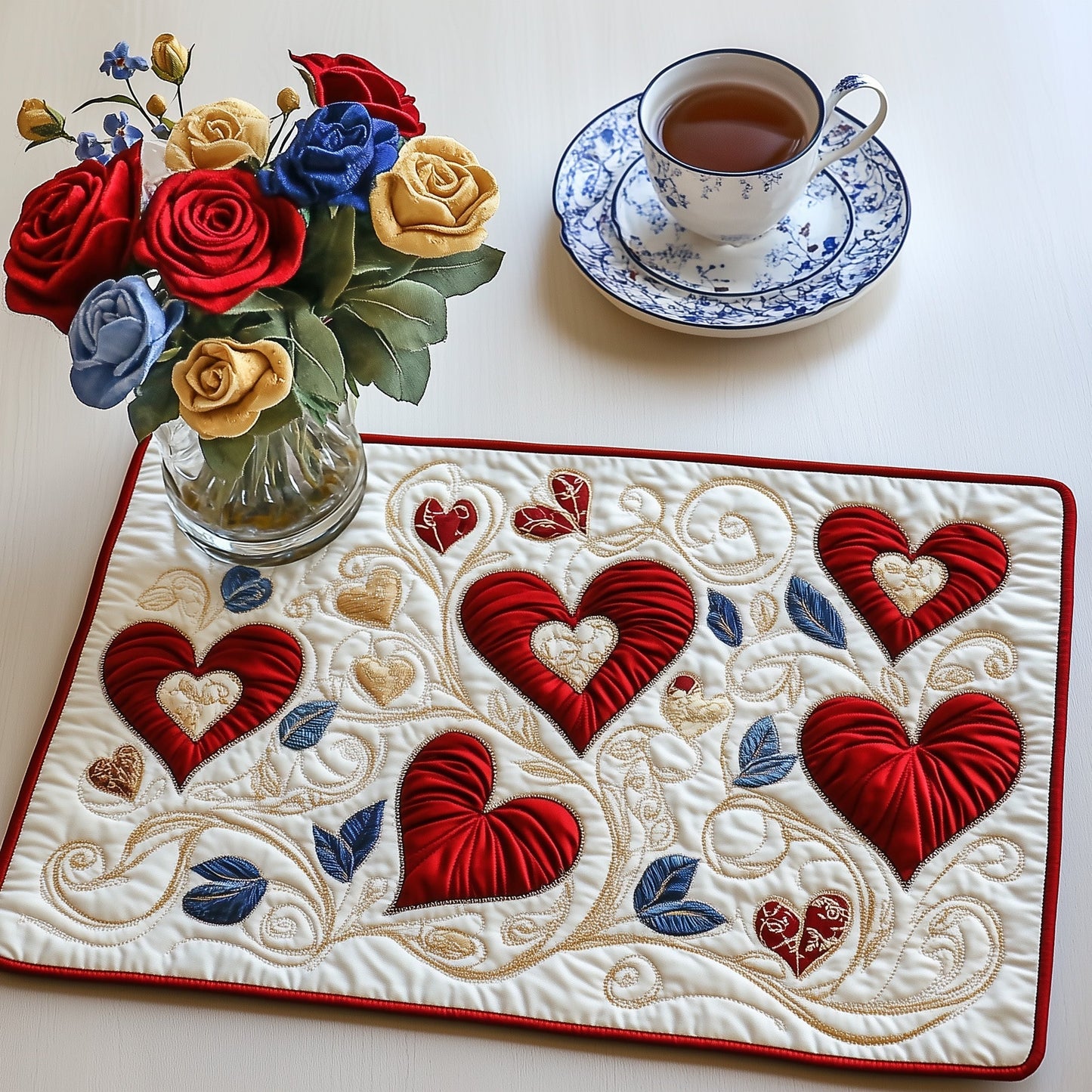 Love In Bloom Quilted Placemat GFTOAB3306