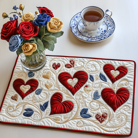 Love In Bloom Quilted Placemat GFTOAB3306