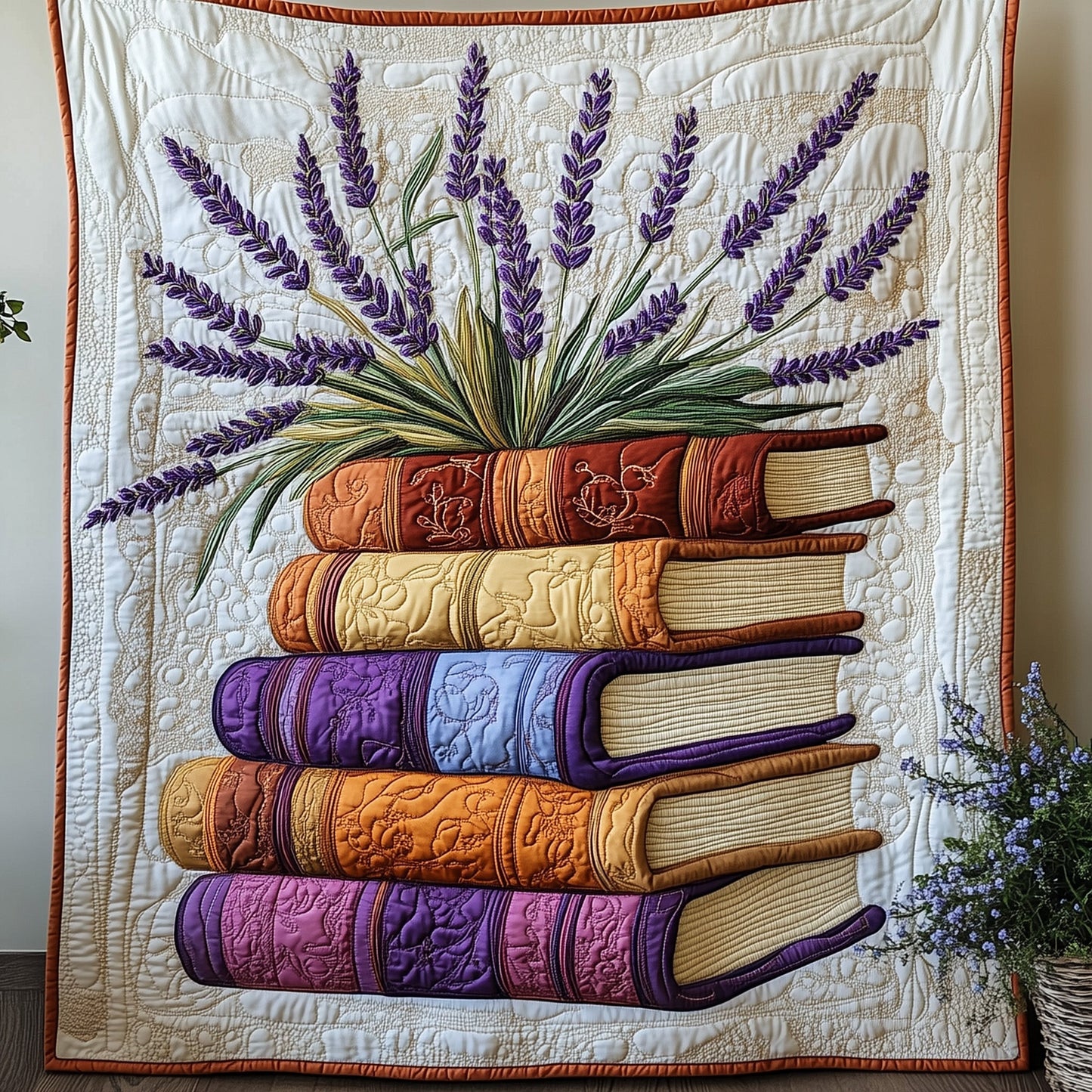 Wisdom in Purple Quilted Blanket GFTOAB3433