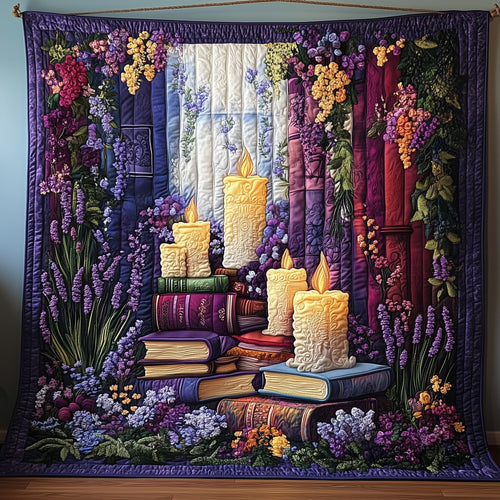 She Blooms in Words Quilted Blanket GFTOAB3437