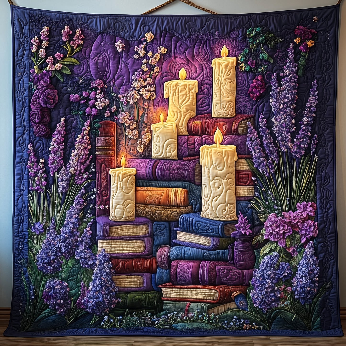 She Blooms in Words Quilted Blanket GFTOAB3438