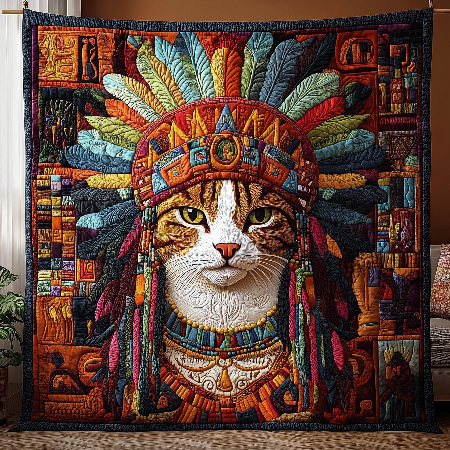 Wildheart Feline Quilted Blanket GFTOAB3456