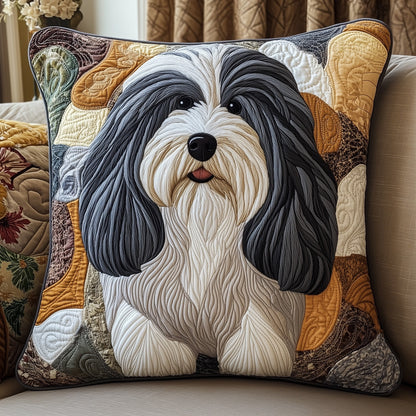 The Shaggy Gentleman Quilted Pillow Case GFTOAB3504