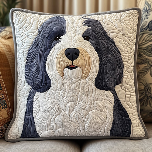 Fluffy Guardian Quilted Pillow Case GFTOAB3507