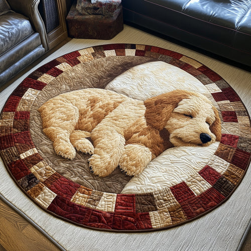 Doodle Nap Time Quilted Round Mat GFTOAB3615