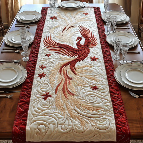 Eternal Ember Wings Quilted Table Runner GFTOAB3637