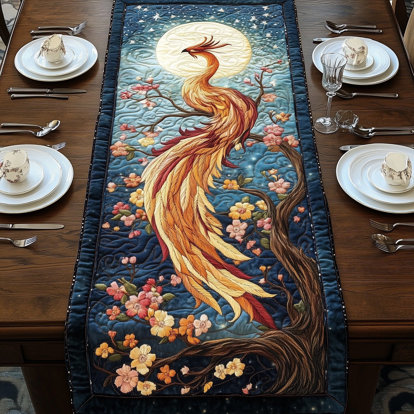 Phoenix Quilted Table Runner GFTOAB3642
