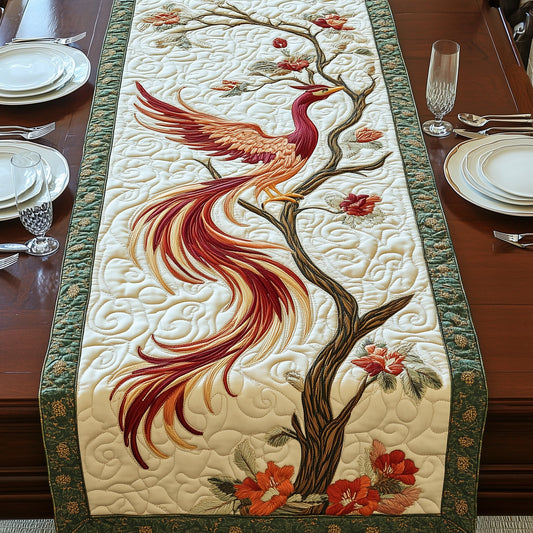 Phoenix in Full Bloom Quilted Table Runner GFTOAB3644