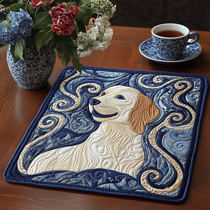 Golden Retriever Quilted Placemat GFTOAB3650