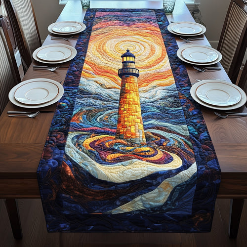 Radiant Coastal Guardian Quilted Table Runner GFTOAB3810