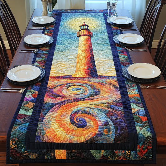 Radiant Coastal Guardian Quilted Table Runner GFTOAB3811