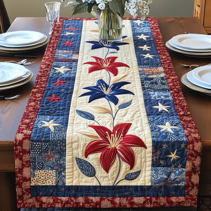 Lilies For Independence Quilted Table Runner GFTOAB3818