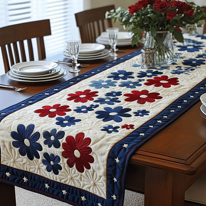 Independence Daisies Quilted Table Runner GFTOAB3833