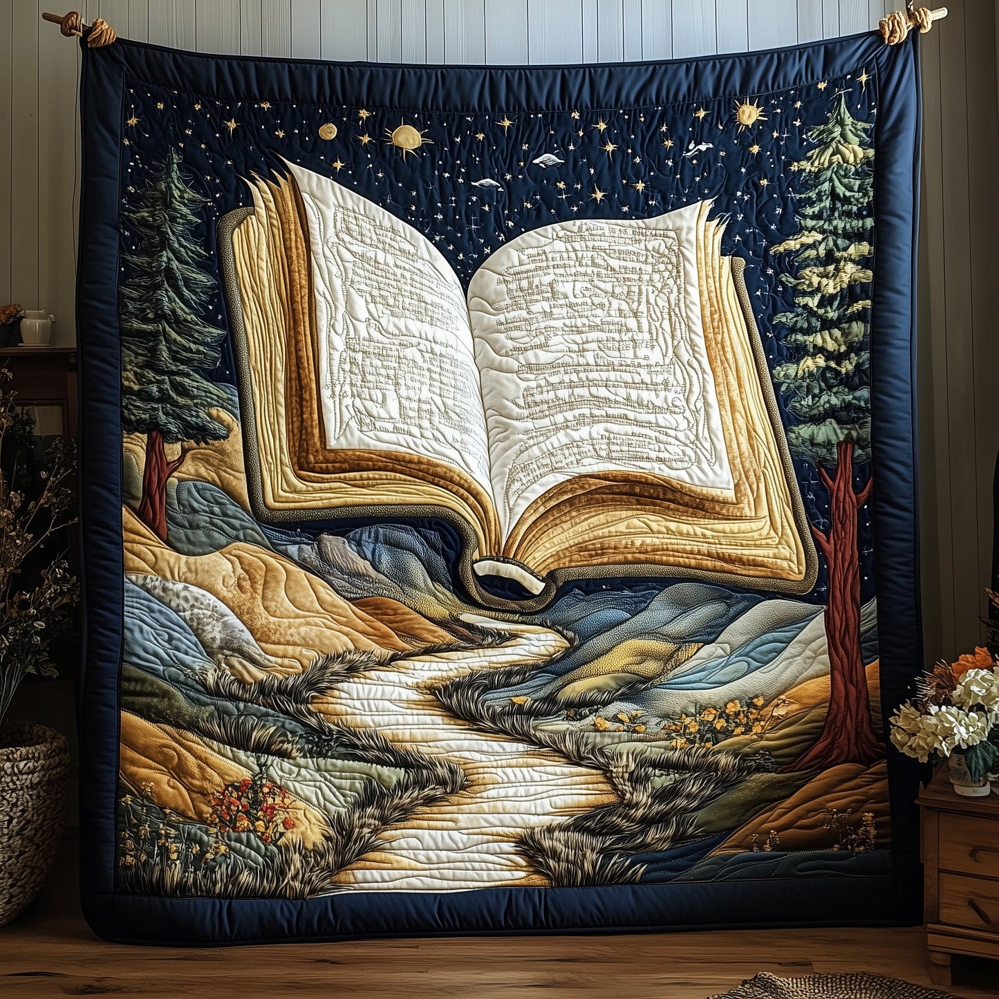 Road To Knowledge Quilted Blanket GFTOAB3836