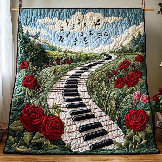 Music Road Quilted Blanket GFTOAB3837