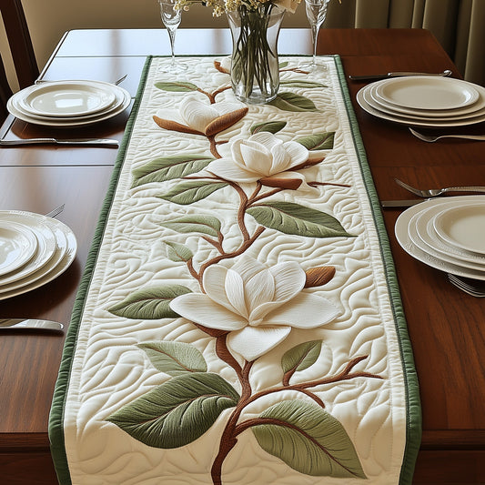 Timeless Magnolia Quilted Table Runner GFTOAB3869