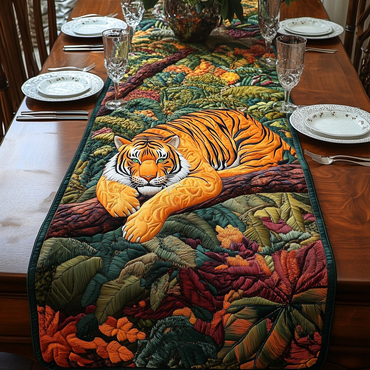 King of the Jungle Quilted Table Runner GFTOAB3899
