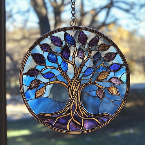 Tree Of Life Stained Glass Suncatcher GFTOAB3925