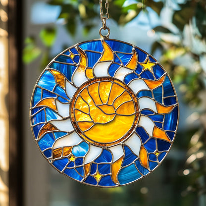 Sun Stained Glass Suncatcher GFTOAB3930