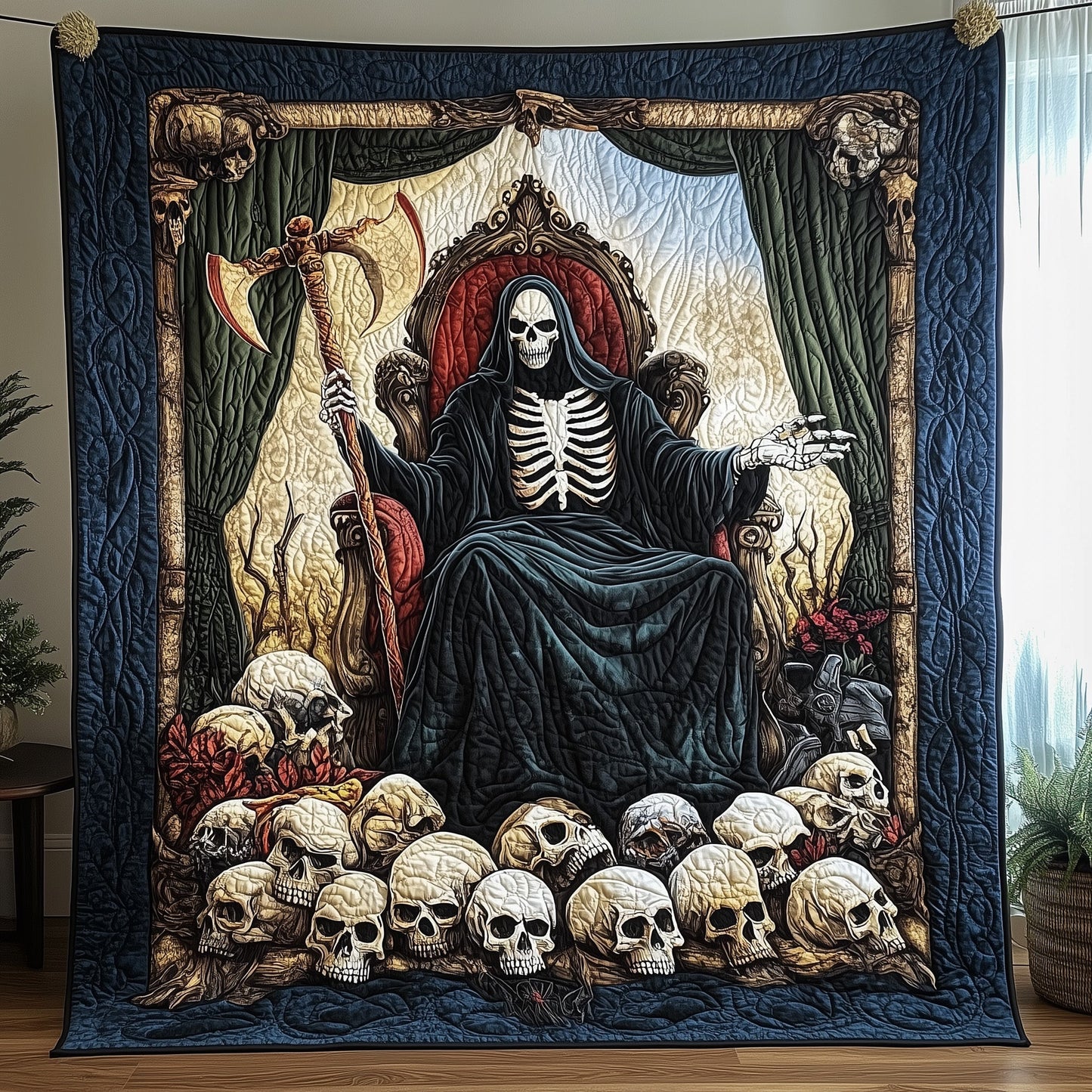 Grim Reaper Quilted Blanket GFTOAB4027