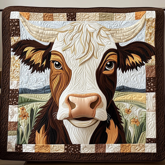 Gentle Giant of the Farm Quilted Blanket GFTOAB4221