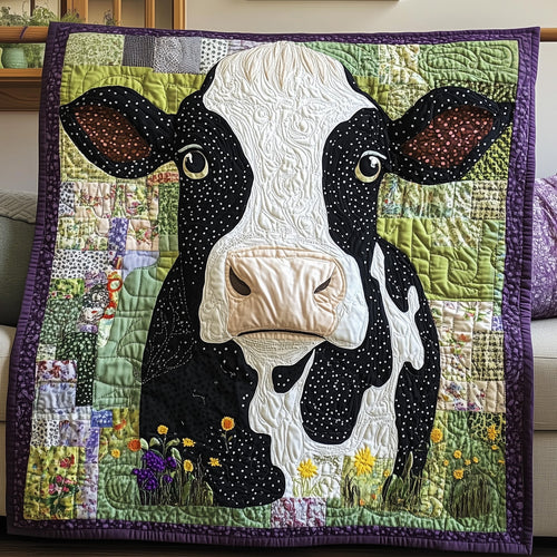 Moo And Meadows Quilted Blanket GFTOAB4223