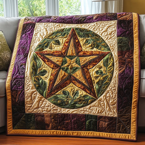 Pentagram of the Wild Quilted Blanket GFTOAB4302