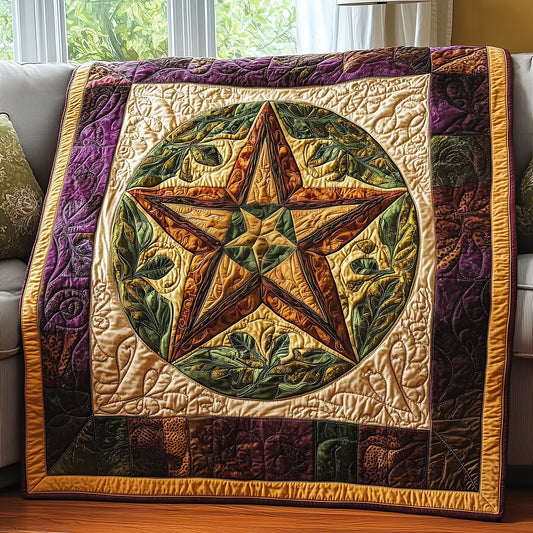 Pentagram of the Wild Quilted Blanket GFTOAB4302