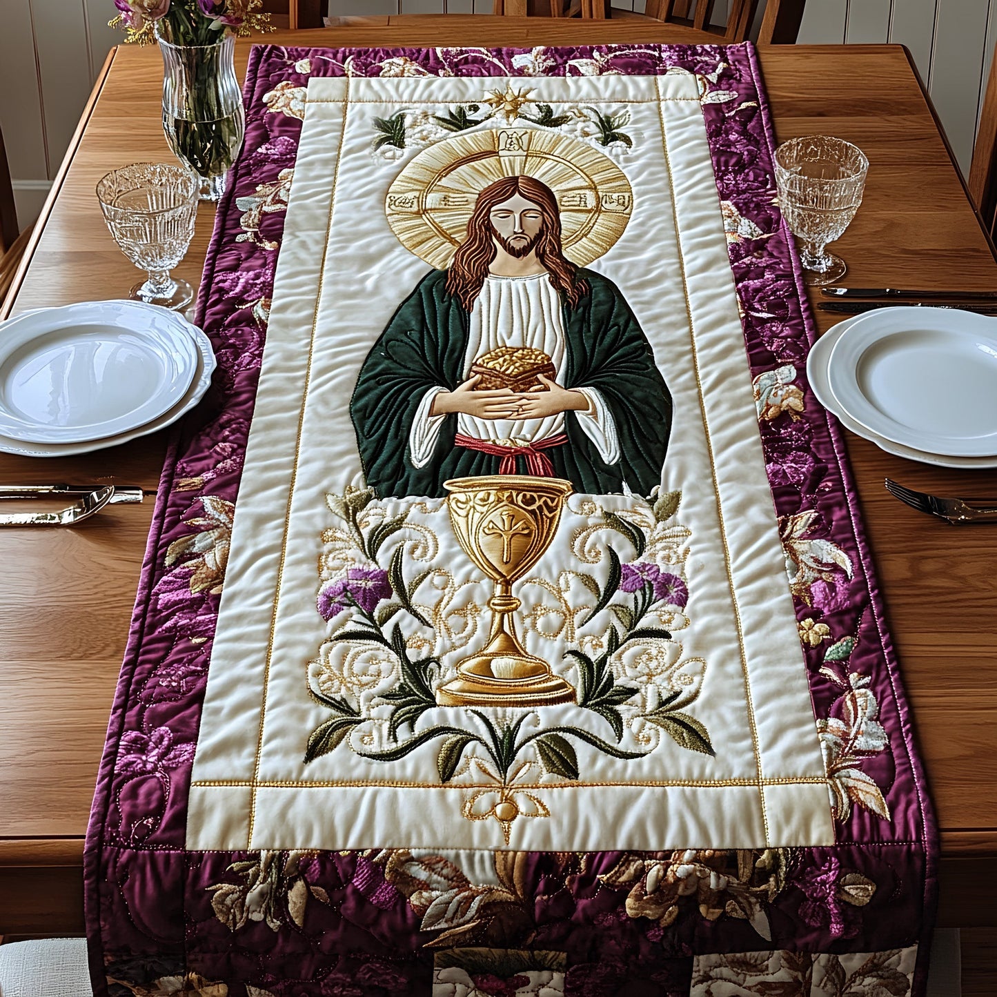 Maundy Thursday Quilted Table Runner GFTOAB4316