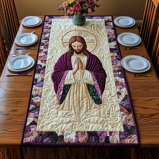 Sacred Moments of Prayer Quilted Table Runner GFTOAB4321