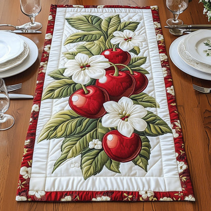 Sweet Cherries Quilted Table Runner GFTOAB4372