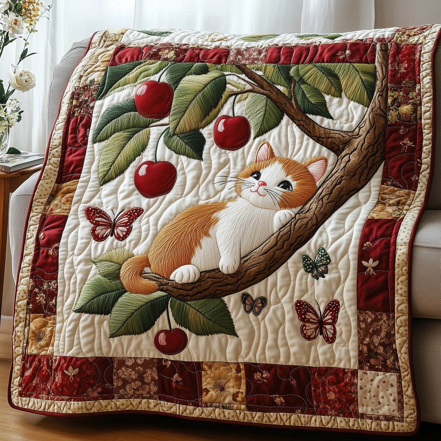 Cat Quilted Blanket GFTOAB4398