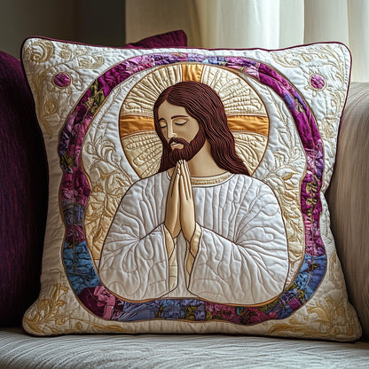 Sacred Moments of Prayer Quilted Pillow Case GFTOAB4415