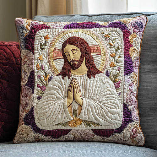 Sacred Moments of Prayer Quilted Pillow Case GFTOAB4418