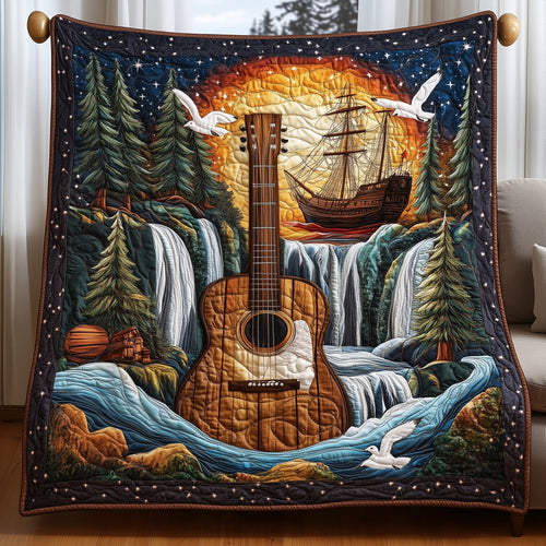 Sailing Through Sound Quilted Blanket GFTOAB4456