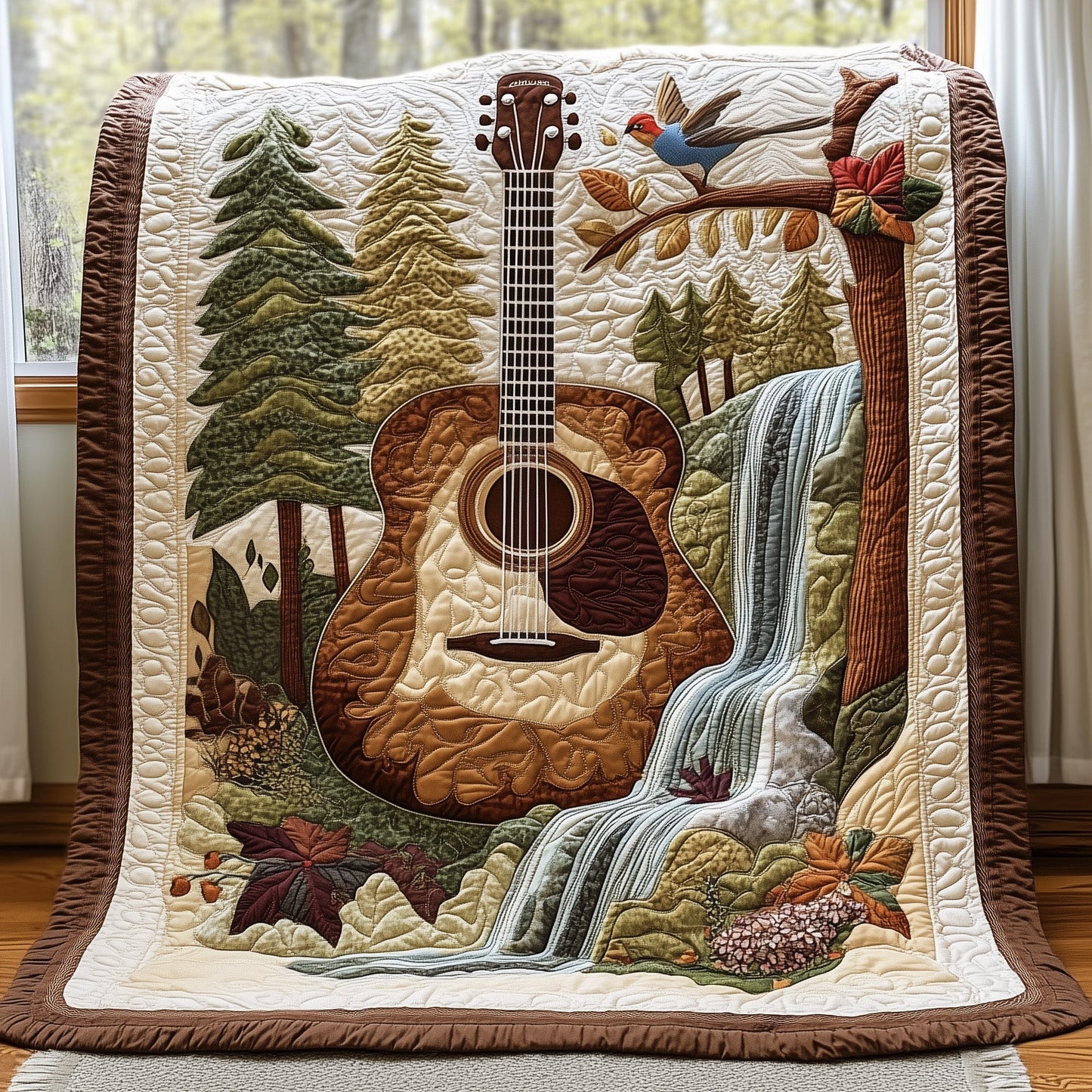 Melody of the Nature Quilted Blanket GFTOAB4459