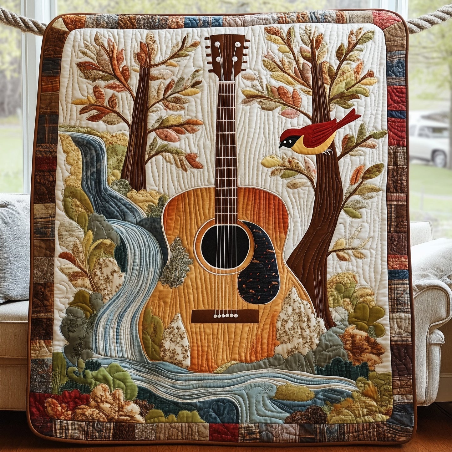 Melody of the Nature Quilted Blanket GFTOAB4487